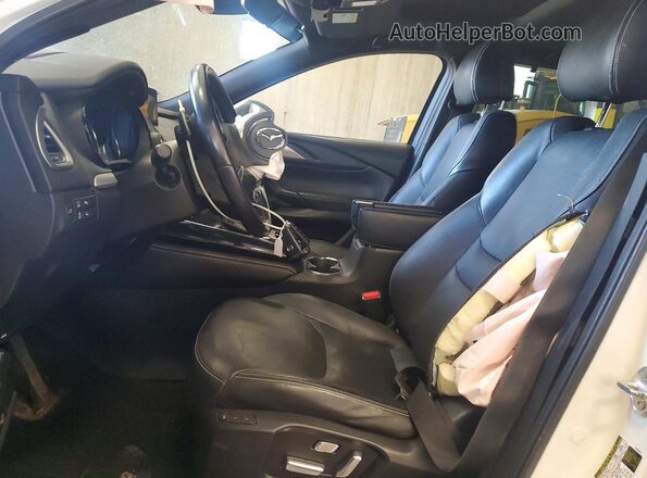 JM3TCBDY9P0642329 2023 MAZDA CX-9 White Սալոնի դիմացի տեսք