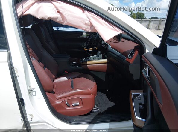 JM3TCBEY0H0132905 2017 MAZDA CX-9 White Widok wnętrza z przodu
