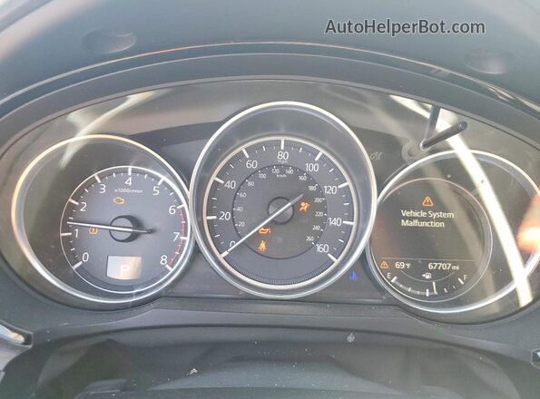 JM3TCBEY0J0226031 2018 MAZDA CX-9 White Սարքավորումների վահանակի տեսք