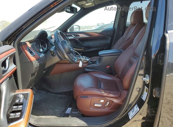 JM3TCBEY4G0114406 2016 MAZDA CX-9 Черный Вид салона спереди