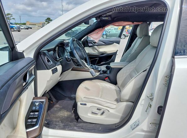 JM3TCBEY4M0519175 2021 MAZDA CX-9 White წინა სალონის ხედი