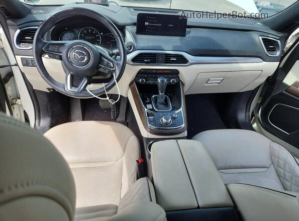 JM3TCBEY4M0519175 2021 MAZDA CX-9 White წინა პანელის ხედი