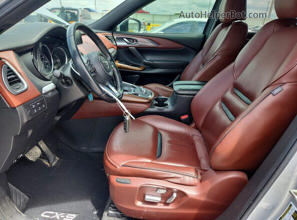 JM3TCBEY5H0137419 2017 MAZDA CX-9 Silver Vista interior delantera