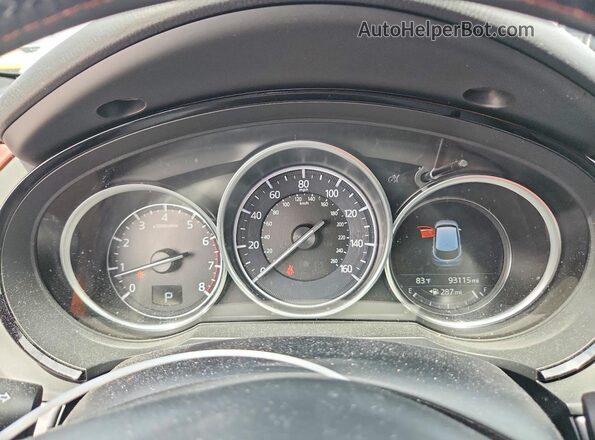 JM3TCBEY5H0137419 2017 MAZDA CX-9 Silver Vista del cuadro de instrumentos