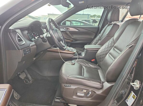 JM3TCBEY5P0648563 2023 MAZDA CX-9 Черный Вид салона спереди