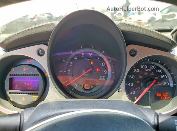 JN1AZ4EH7HM951027 2017 NISSAN 370Z White Вид щитка приладів