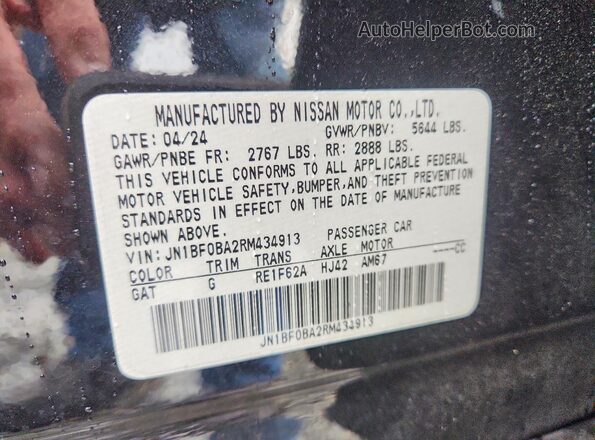JN1BF0BA2RM434913 2024 NISSAN ARIYA Black 