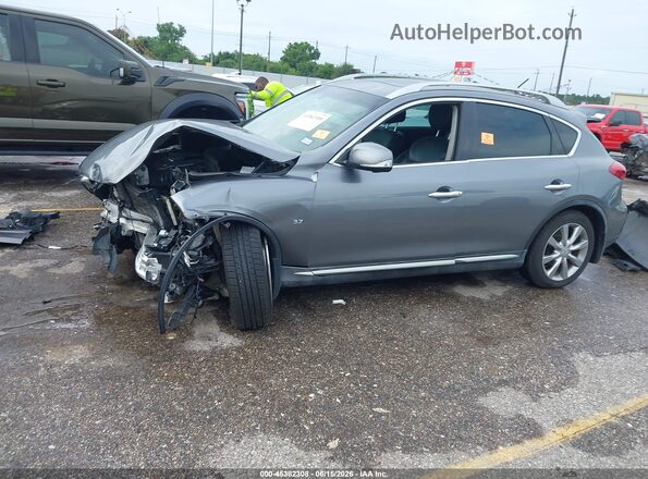 JN1BJ0RP8HM381979 2017 INFINITI QX50 Серый Вид задней части салона