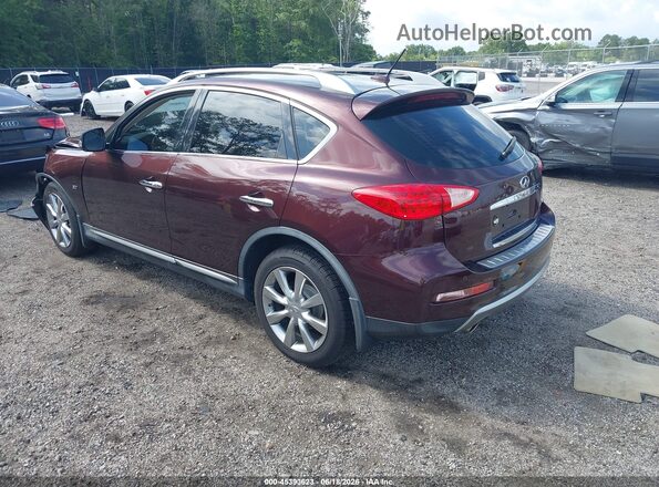 JN1BJ0RR1HM416511 2017 INFINITI QX50 Бордовый Задняя левая четверть