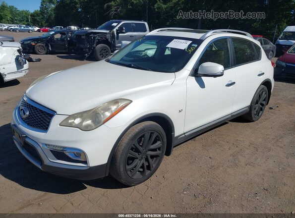 JN1BJ0RR2HM403475 2017 INFINITI QX50 Белый Передняя левая четверть