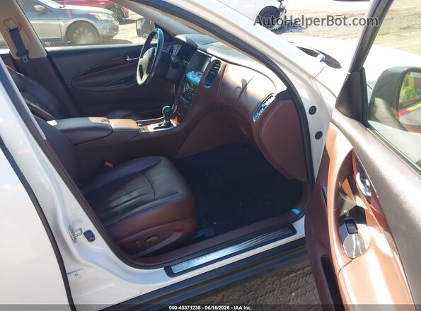 JN1BJ0RR2HM403475 2017 INFINITI QX50 Белый Вид салона спереди