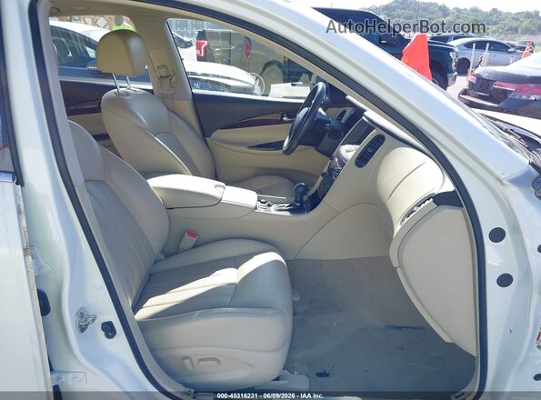 JN1BJ0RR7HM414889 2017 INFINITI QX50 White წინა სალონის ხედი