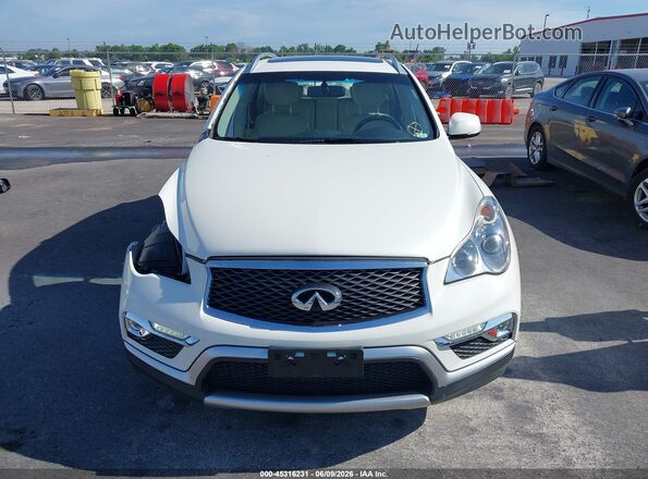 JN1BJ0RR7HM414889 2017 INFINITI QX50 White უკანა სალონის ხედი