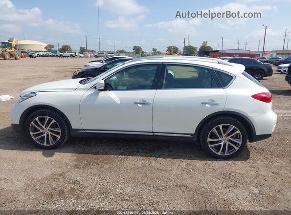 JN1BJ0RR9HM400539 2017 INFINITI QX50 White Widok wnętrza 360 stopni