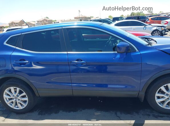 JN1BJ1AV0MW302934 2021 NISSAN ROGUE Blue Widok wnętrza 360 stopni