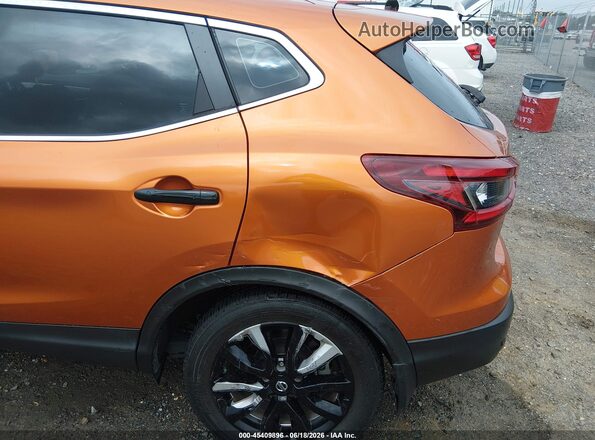 JN1BJ1AV0MW322598 2021 NISSAN ROGUE Orange Դիմացի տեսք