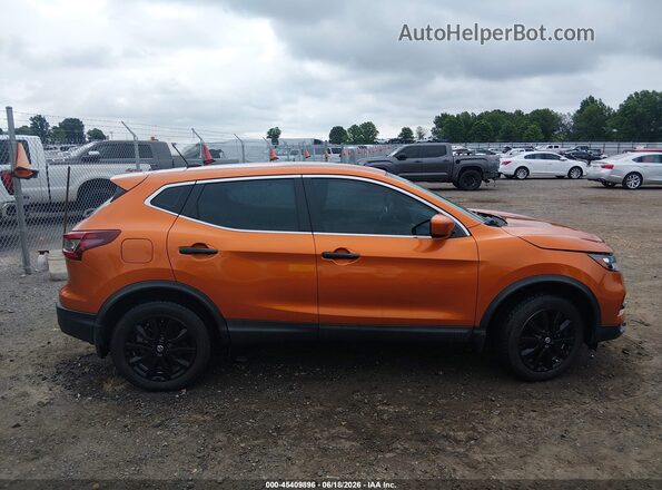 JN1BJ1AV0MW322598 2021 NISSAN ROGUE Orange Սալոնի հետևի տեսք