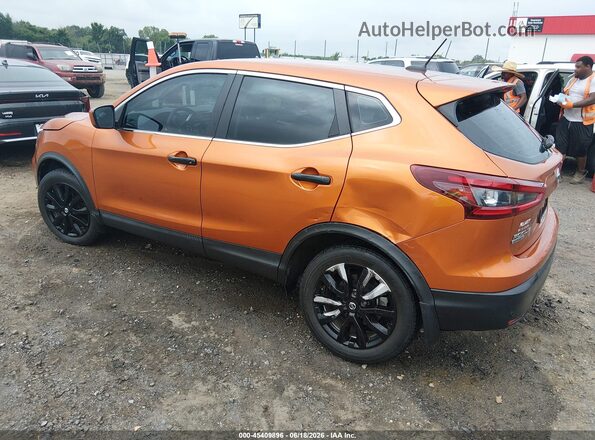 JN1BJ1AV0MW322598 2021 NISSAN ROGUE Orange Հետևի ձախ