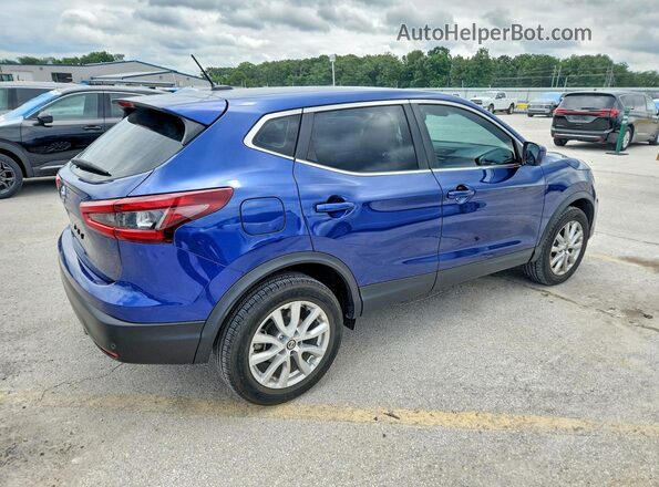 JN1BJ1AV1NW343963 2022 NISSAN ROGUE Blue 