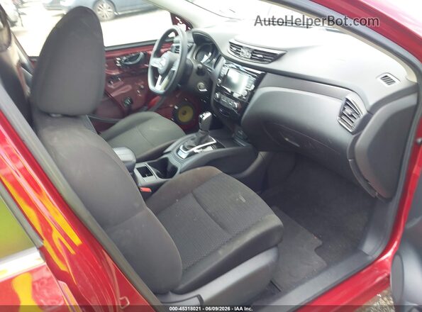 JN1BJ1AV4MW312429 2021 NISSAN ROGUE Red Widok wnętrza z przodu