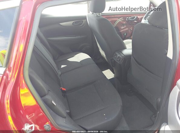 JN1BJ1AV4MW312429 2021 NISSAN ROGUE Red Widok naklejki z numerem VIN