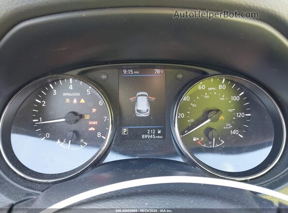 JN1BJ1AV4NW344458 2022 NISSAN ROGUE Black უკანა სავარძლების ხედი