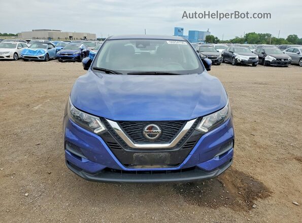 JN1BJ1AV4NW347845 2022 NISSAN ROGUE Blue Դիմացի տեսք
