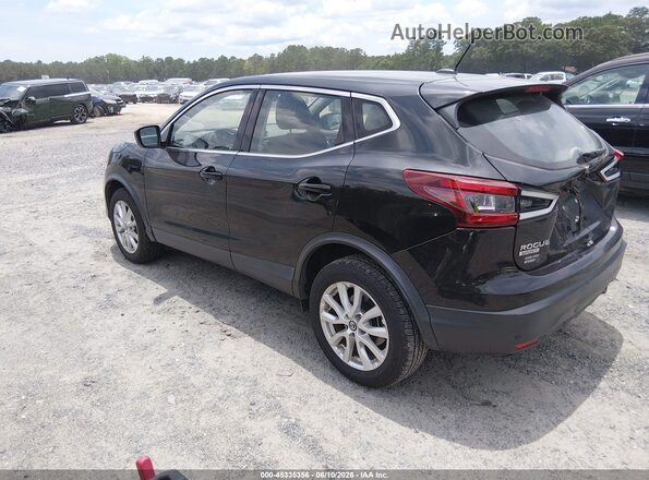 JN1BJ1AV6MW560729 2021 NISSAN ROGUE Black Trasero izquierdo