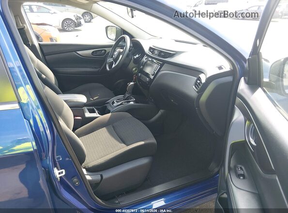 JN1BJ1AV7MW302932 2021 NISSAN ROGUE Blue Front interior view