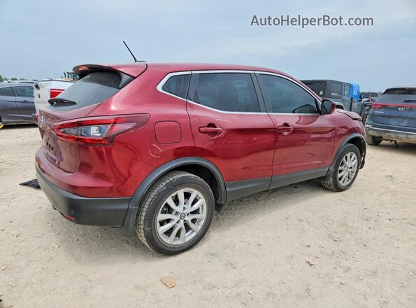 JN1BJ1AV7MW316331 2021 NISSAN ROGUE Burgundy 