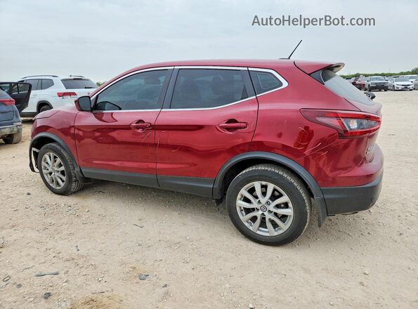 JN1BJ1AV7MW316331 2021 NISSAN ROGUE Burgundy 