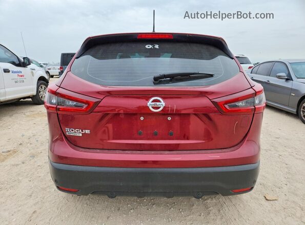 JN1BJ1AV7MW316331 2021 NISSAN ROGUE Burgundy 