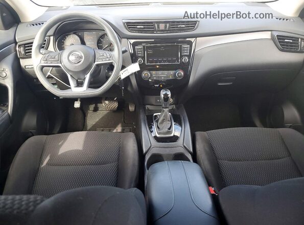 JN1BJ1AV7MW317866 2021 NISSAN ROGUE Blue Dashboard view