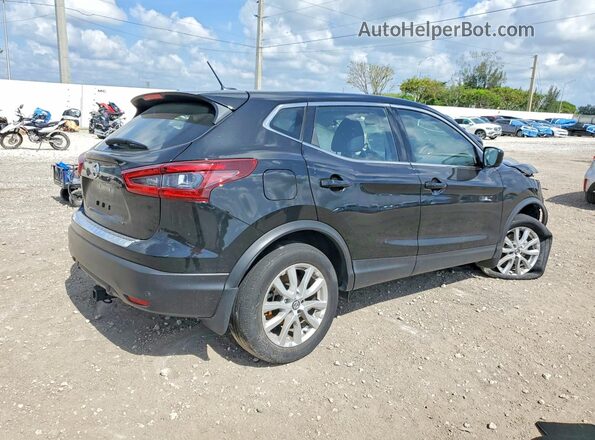 JN1BJ1AV9NW347906 2022 NISSAN ROGUE Black უკანა მარჯვენა