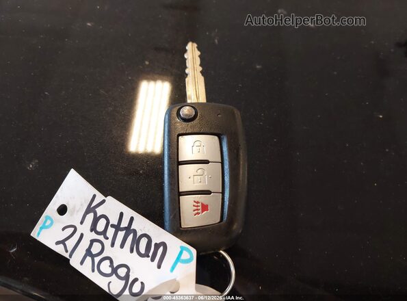 JN1BJ1AVXMW561043 2021 NISSAN ROGUE Черный Вид панели приборов