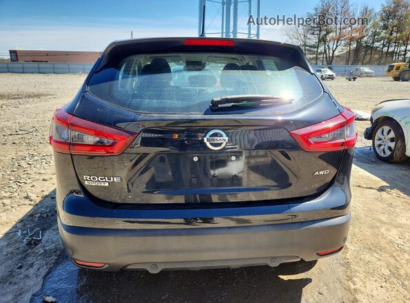 JN1BJ1AW2MW669617 2021 NISSAN ROGUE Black Вид ззаду