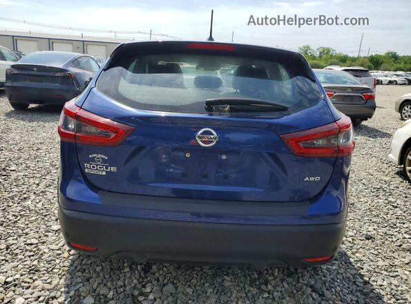 JN1BJ1AW3NW471775 2022 NISSAN ROGUE Blue 