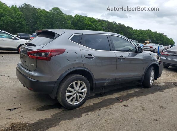 JN1BJ1AW4MW673152 2021 NISSAN ROGUE Gray Trasero derecho