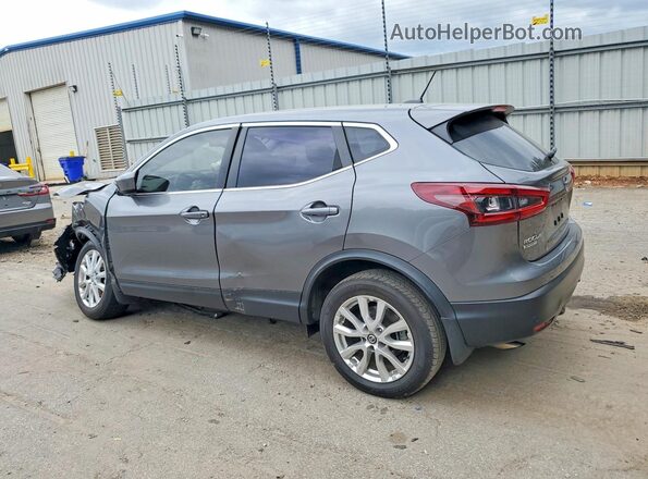 JN1BJ1AW4MW673152 2021 NISSAN ROGUE Gray Trasero izquierdo