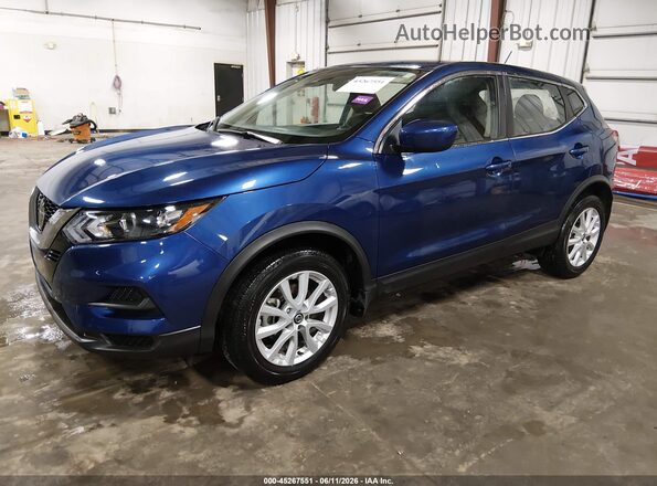 JN1BJ1AW4NW480145 2022 NISSAN ROGUE Синий 