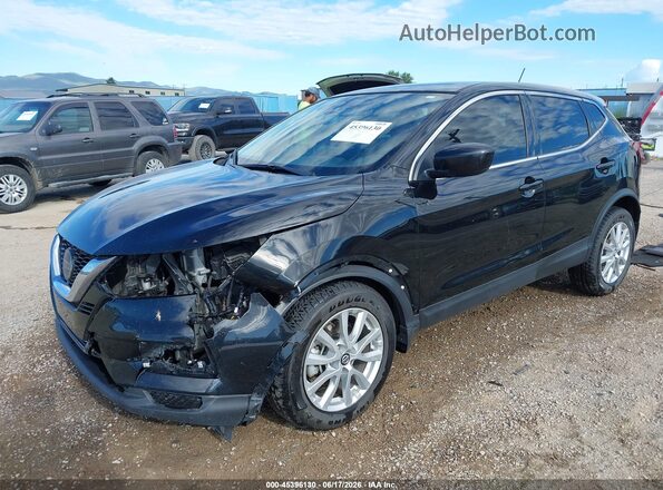 JN1BJ1AW7MW662775 2021 NISSAN ROGUE Black წინა მარცხენა ხედი სამი მეოთხედიდან