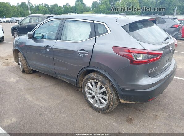 JN1BJ1AW7MW668432 2021 NISSAN ROGUE Gray Trasero izquierdo
