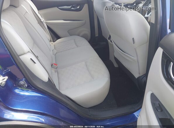JN1BJ1BW3MW445643 2021 NISSAN ROGUE Blue Widok naklejki z numerem VIN