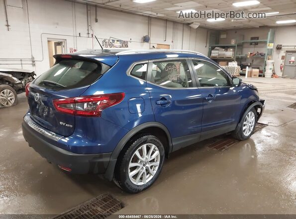 JN1BJ1BW7MW448917 2021 NISSAN ROGUE Blue Tył prawy
