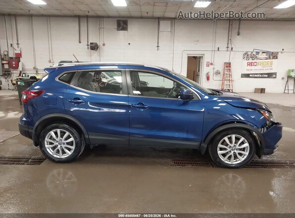 JN1BJ1BW7MW448917 2021 NISSAN ROGUE Blue Widok wnętrza z tyłu