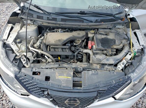 JN1BJ1CP0KW214932 2019 NISSAN ROGUE Silver Engine compartment view
