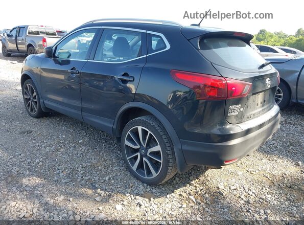 JN1BJ1CP3HW015916 2017 NISSAN ROGUE Black უკანა მარცხენა