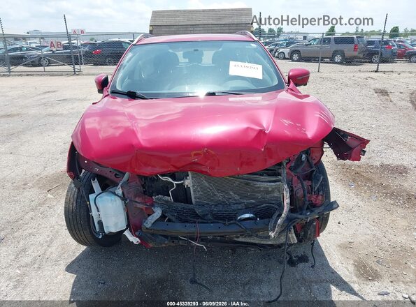 JN1BJ1CP3HW027385 2017 NISSAN ROGUE Красный Вид щитка приборов
