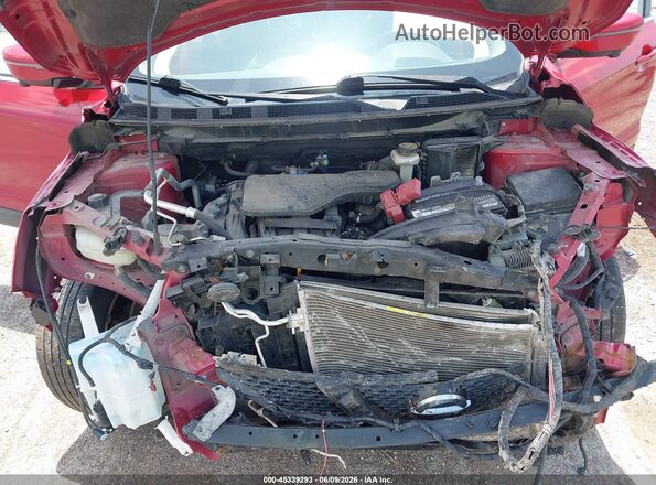 JN1BJ1CP3HW027385 2017 NISSAN ROGUE Красный Вид сзади