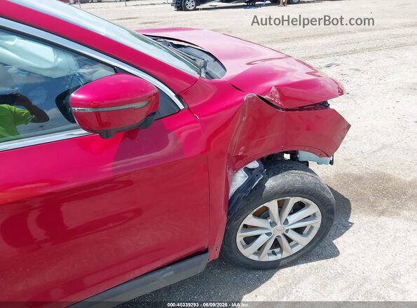 JN1BJ1CP3HW027385 2017 NISSAN ROGUE Красный Вид спереди